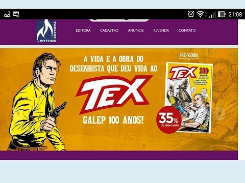 Galep 100 anos - Uma Vida Dedicada a Tex