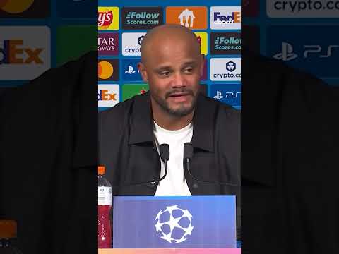 Das ist mal eine klare Botschaft von Vincent Kompany an die Fans des FC Bayern!😅 #shorts