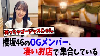 【元櫻坂46】OGメンバー、凄いお店で集合してる!!【櫻坂46/乃木坂46/日向坂46】