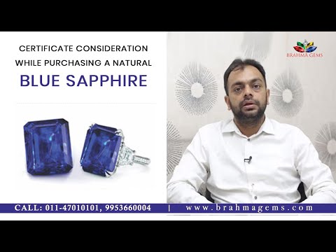 Factors to be Considered before to purchase Natural Blue Sapphire (Neelam Stone) | Brahma Gems