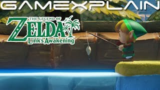 Fishing for the Fairy Bottle in Zelda: Link's Awakening (Switch - DIRECT FEED)