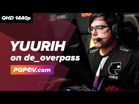 [CSGO POV] yuurih (FURIA) vs Isurus / 22-5 / de_overpass // Player Settings in desc.