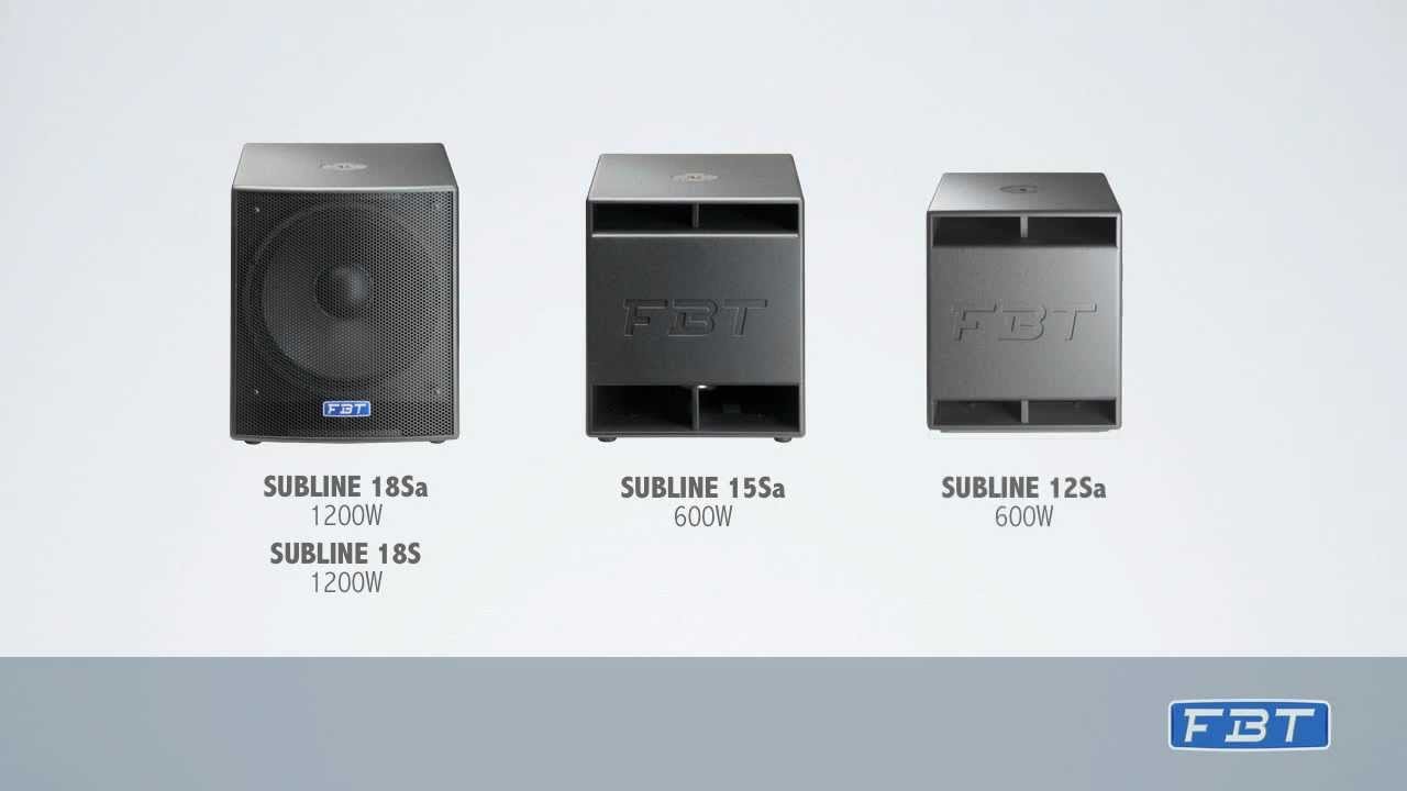 video Loa subwoofer FBT X SUB 15SA chính hãng 0
