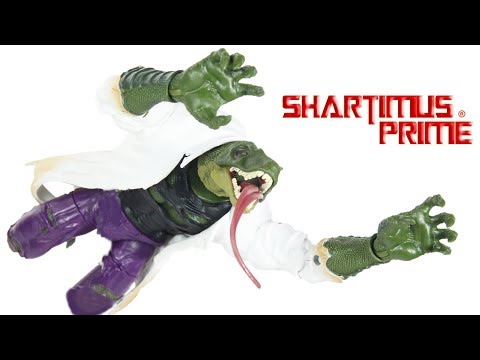 Marvel Legends Lizard BAF Build A Figure 2018 Spider-Man Wave Hasbro Comic Action Figure Toy Review