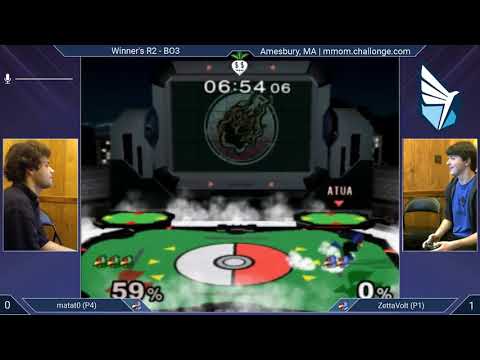 MMOM153 SSBM - matat0 (Default Falco) vs. ZettaVolt (Green Falco) - Melee WR2