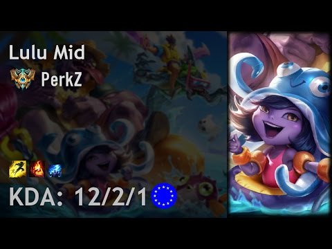 Lulu Mid vs Katarina - PerkZ - EUW Challenger Patch 6.24