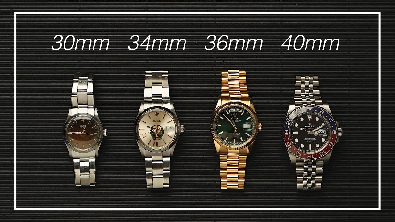 【ロレックス】腕時計のサイズ選び モデル別着用例　GMTマスター デイデイト  126710blro デイデイト　ヴィンテージモデル 6694 スピードキング 6430