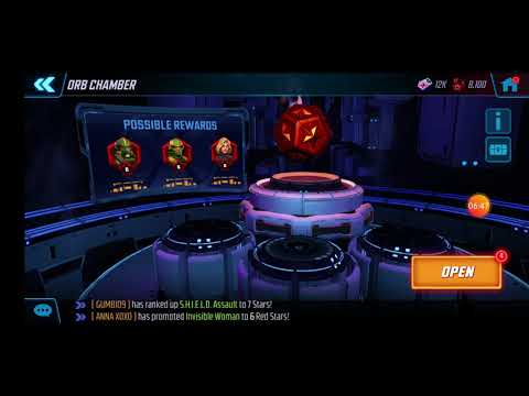 Don't buy red stars! Huge red star orb opening and 7* invisible woman event - Marvel Strike Force
