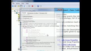 Code access security - Security zones