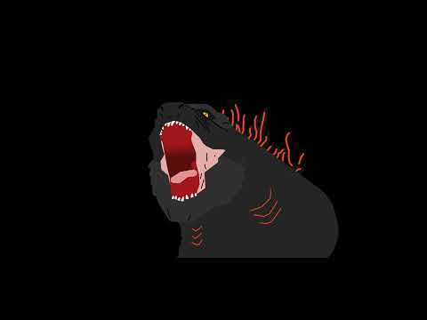 Legendary Godzilla VS heisei Godzilla part 2 in sticknodes animation