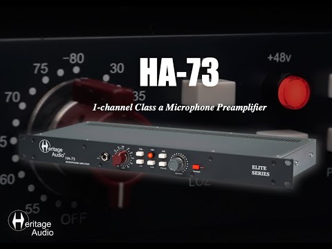 Heritage Audio HA73 ELITE Microphone Preamp | Sweetwater Heritage Audio HA73 ELITE Microphone Preamp | Sweetwater