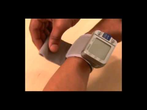 How to use omron home wrist blood pressure monitor