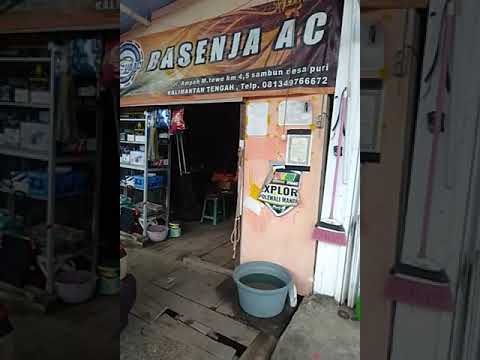 Grebek bengkel AC mobil basenja variasi