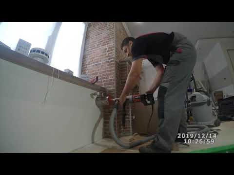 Сверление отверстия диаметром 132 мм