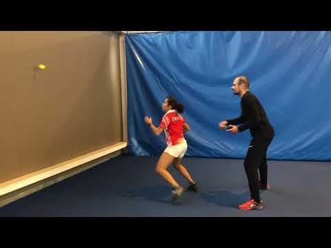 Travail de l'oeil, temps de réaction, pose de pied