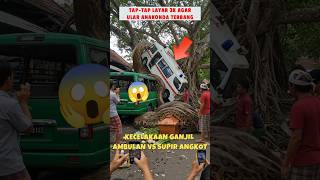 Download lagu ‼️⚠️ Kecelakaan ambulan dan mobil angkot 😱 #shortsfeed #shorts mp3