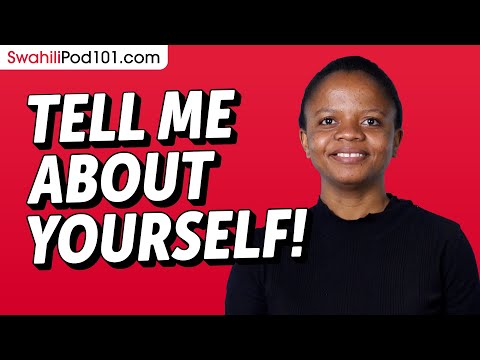 SELF INTRODUCTION | How to Introduce Yourself in Swahili