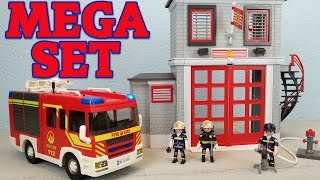 Playmobil Feuerwehr Mega Set 9052 auspacken seratus1 unboxing
