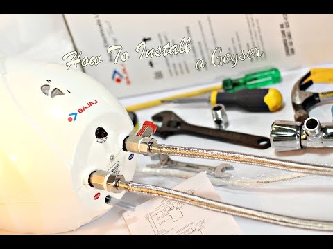 How to install an Electric Water Heater (Geyser): Bajaj Flora 3 Liters