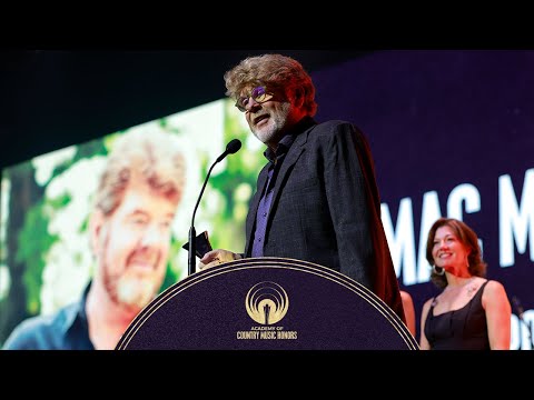 Mac McAnally Receives ACM Poet's Award at the 18th ACM Honors