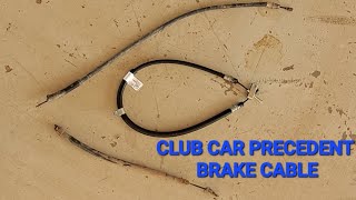 how to replace broken brake cable of electric golf cart,stuck brake cable