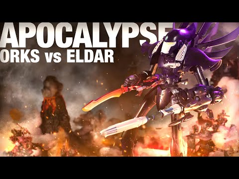 12,000 Points! Orks vs Eldar. Warhammer 40k Apocalypse . Titans vs Titans