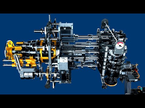 TAJMAC-ZPS/MORI-SAY 832AC/842AC Multispindle Automatic Lathe CNC/Animated Presentation 01/2026