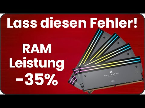 -35% performance with 4 DDR5 RAM sticks 😲