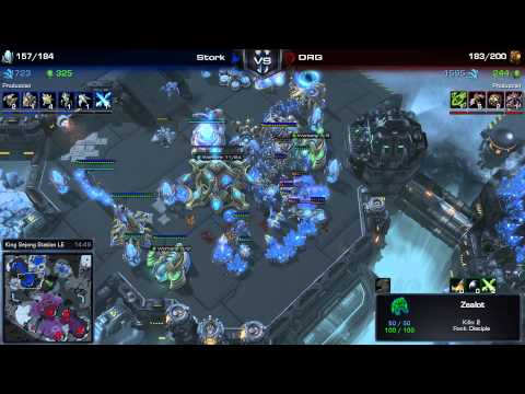 SC2 - Daily Masters - PvZ - Stork vs DongRaeGu