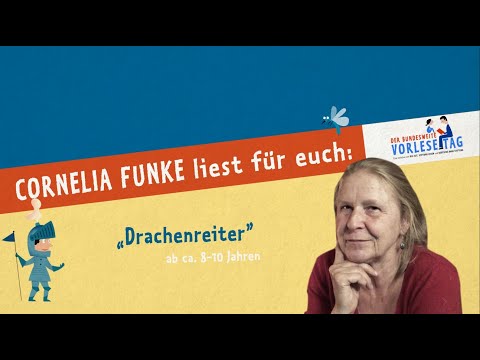 National Reading Day 2020: Cornelia Funke reads from "Dragon Rider" at the reading festival