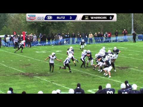 London Blitz v London Warriors -- BAFANL Premiership South -- 20th May 2012