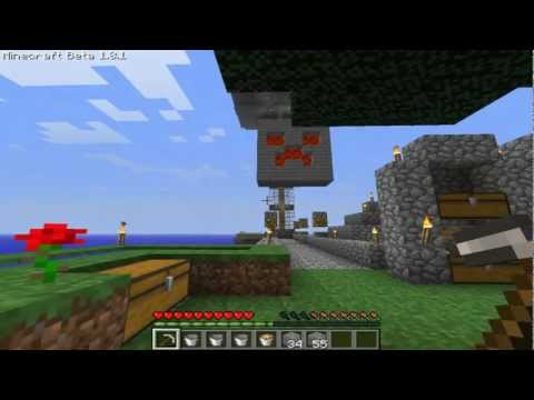 Minecraft Skyblock Survival + Alchemy  -  Ep13 Tha Creeper face