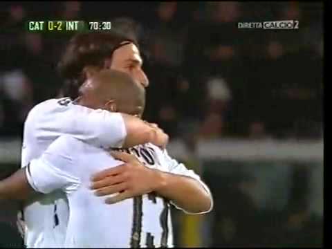 Catania vs Inter Milan (0-2) 0-2 Ibrahimovic Goal ( 28-01-2009 )