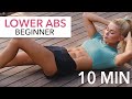 10 MIN LOWER AB WORKOUT Beginner With Medium Options I Pamela Reif
