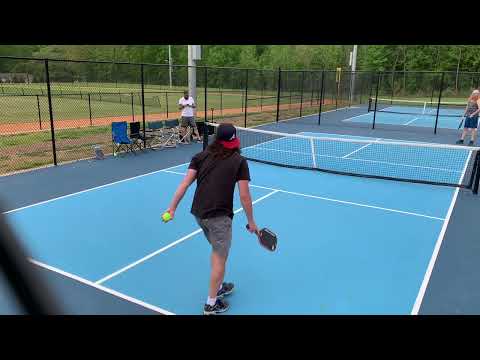Pickleball with Dave & Al (warm up game)