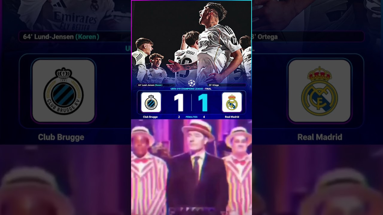 U19 FINAL: REAL MADRID WON THE PENALTY SHOOT ⚽🔥