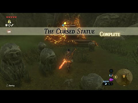 Zelda Breath of the Wild | The Cursed Statue Shrine Quest | All Chests