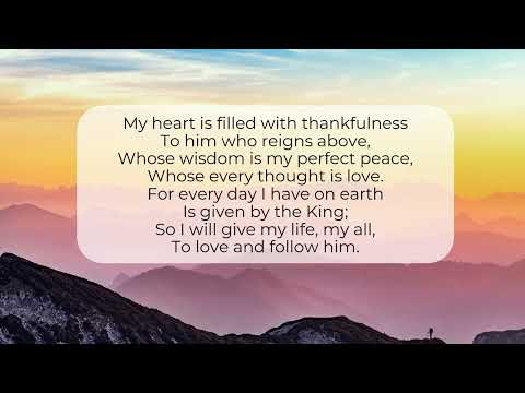 My Heart is Filled with Thankfulness (with Lyrics) - Stuart Townend