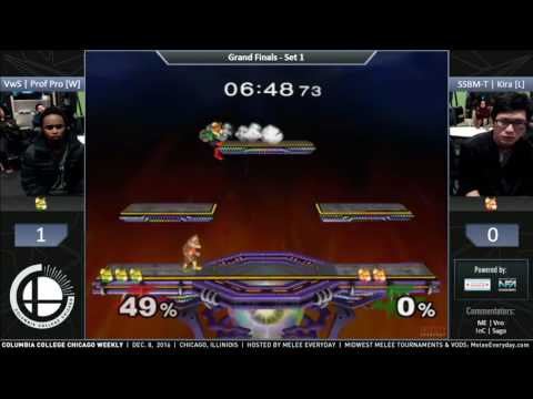 CCC Weekly [12/8/16] - VwS | Professor Pro (Green Fox) vs. SSBM-T | Kira (Fox) - SSBM - Grand Finals