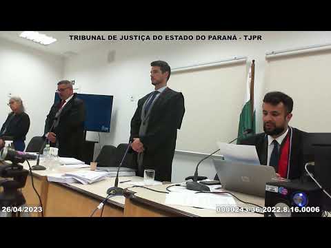 Júri Curitiba 26/04/2023 - Centro Judiciário do Ahú
