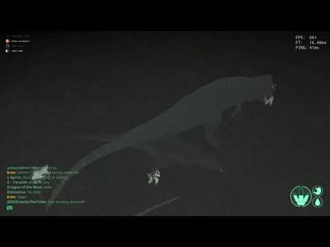 The Isle- riding a giga with my sub rex, subrex gameplay.