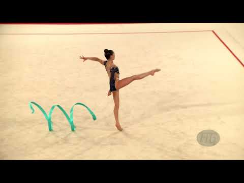 KOMPSELIDOU Eirini (GRE) - 2019 Rhythmic Junior Worlds, Moscow (RUS) - Qualifications Ribbon