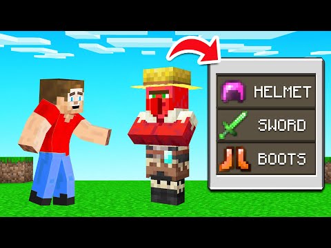 Breaking Minecraft with OP Villager Items! 🤯