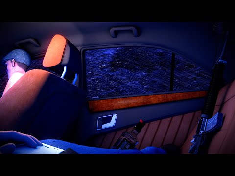 Zombie Apocalypse Escape Drive | Rain & Car Ambience | ASMR