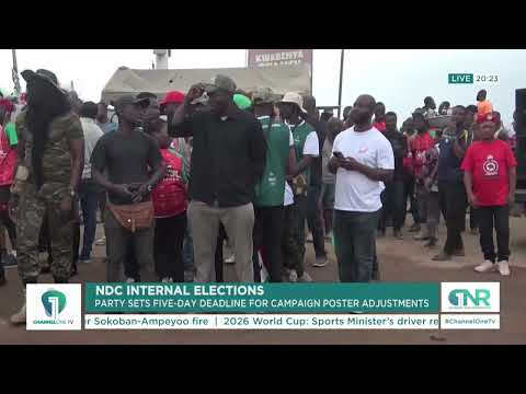 NDC Gives Aspirants Five Days to Adjust Campaign Posters and Banners