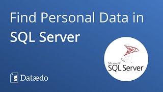 Find personal data in SQL Server databases (PII, GDPR) – Dataedo tutorial