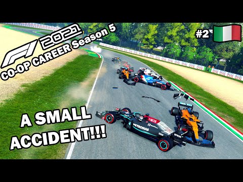 TSUNODA CHEATS (CRASHGATE 2.0)!!! | F1 2021 CO-OP CAREER | Race 2 - Imola