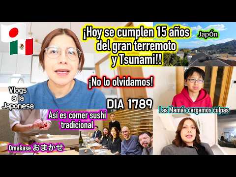 15 Años del Gran TERREMOTO ¡Aun lo Recuerdo! + Sushi Tradicional 🍣 JAPÓN - Ruthi San ♡ 10-03-26