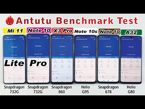 Poco X3 Pro vs Redmi Note 10 Pro vs Note 10s vs Mi 11 Lite vs Note 10 vs A32 Antutu Benchmark Test🔥