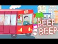 WHEELS ON THE BUS Nursery Rhyme With Lyrics